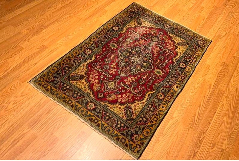 3 x 5 Handmade Antique 1930s One Of A kind Village Made Kurdish Vintag Wool Rug gallery