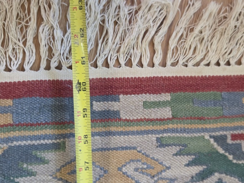 Vintage Handwoven Turkish Kilim Rug - 3x5 Accent Area Rug gallery
