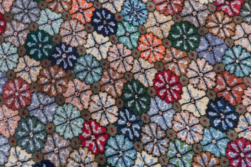 Vintage Oushak Rug 145x245 cm (4'9" x 7'10"), Turkish Handmade Wool, 60+ Yr old gallery