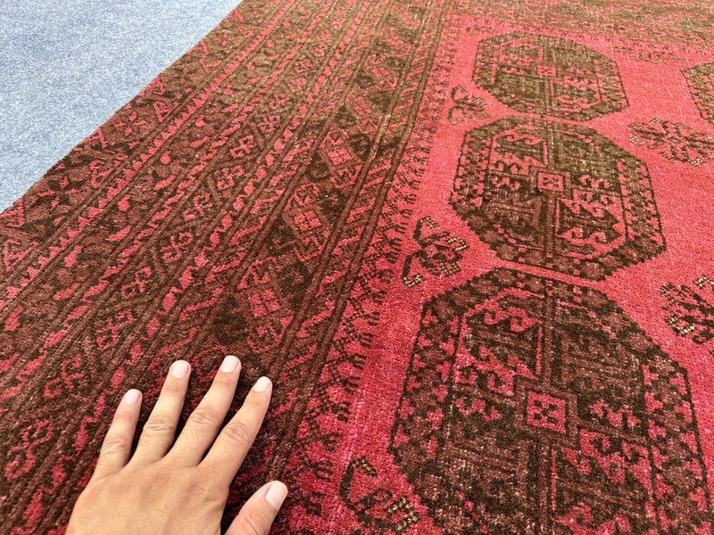 6x8 Afghan Turkmen Vintage Filpai Hand Knotted Rug | Living Room Rug Bedroom Rug gallery