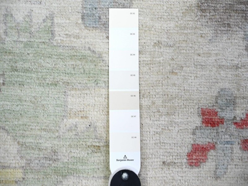 13'10"x19' Ivory, Natural Dyes Oushak with Soft Colors, Pure Wool Hand Knotted gallery