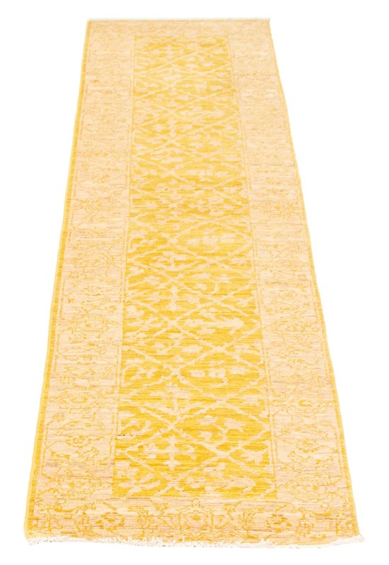 Vintage Hand-knotted Runner Rug 2'8" x 10'0" Traditional Oriental Wool Carpet gallery