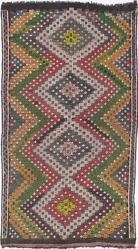 Vintage Hand Woven Area Rug 5'9" x 10'0" Traditional Wool Oriental Carpet
