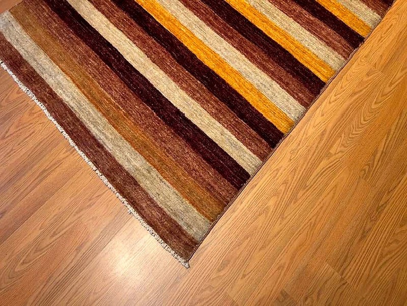 4 x 6 ft Hand knotted High Quality Vegetable Dyes Fine Natural Wool Gabbeh Rug gallery
