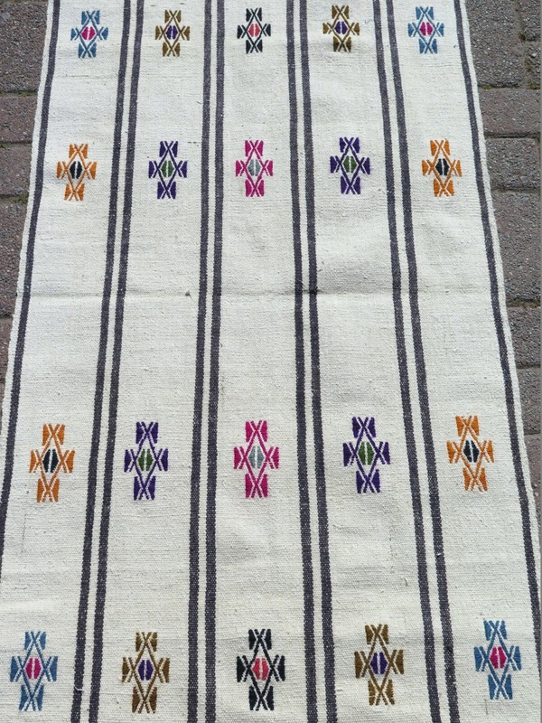 Vintage Turkish Kilim Runner, Aisle Rug, Long Carpet Runner 28"x105" Hallway Rug gallery