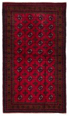 Vintage Hand-Knotted Area Rug 4’5″ x 7’8″ Traditional Oriental Wool Carpet