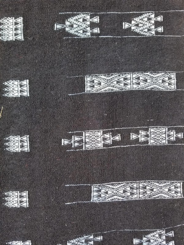 Vintage Traditional Handmade Tunisian Bakhnoug Wedding Shawl 6.5x3.1 ft gallery