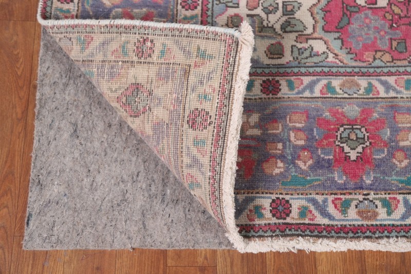 Vintage Traditional Floral Living Room Handmade Wool Rug 7x10 gallery