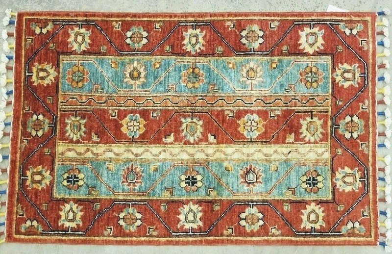 2'X3' UNIQUE HAND-KNOTTED CAUCASIAN SHIRVAN KAZAK TRIBAL VINTAGE WOOL MUTED RUG gallery