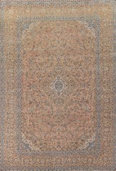 Handmade Floral Traditional Area Rug 10×13 Home Decor Living Room Vintage Carpet