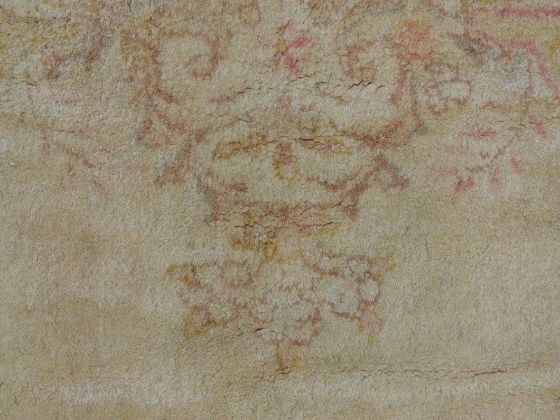 11x18 12x18 Antique Palace size Kermaan Oriental Area Rug Gold Beige wool gallery