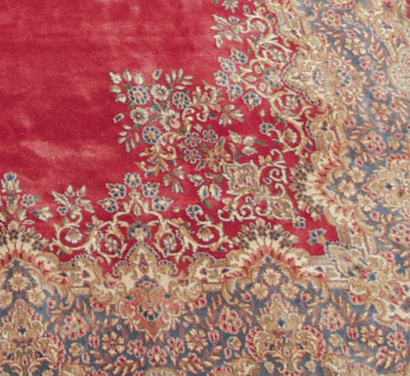 RRA 10x15 True Oriental Rug Open Field Design Rose Red Carpet 12201 gallery