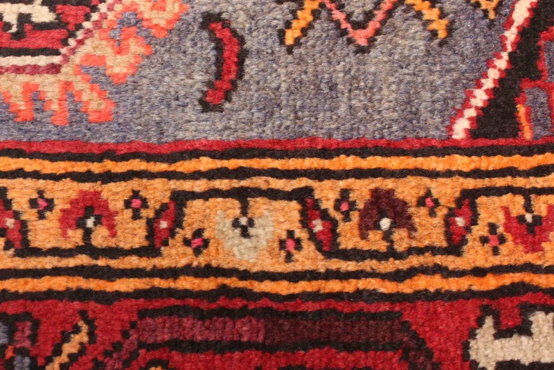 Vintage 4'8" x 6'11" Traditional Hand Knotted Vegetable Dye Wool Area Rug gallery