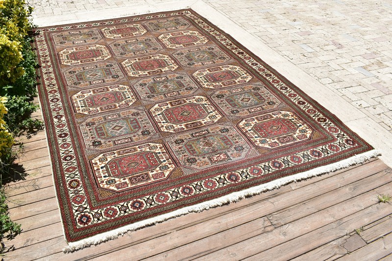 Turkish Rug 78''x115'' Bunyan Carpet Vintage 200x293cm Oriental Decor Rug 6x9 gallery