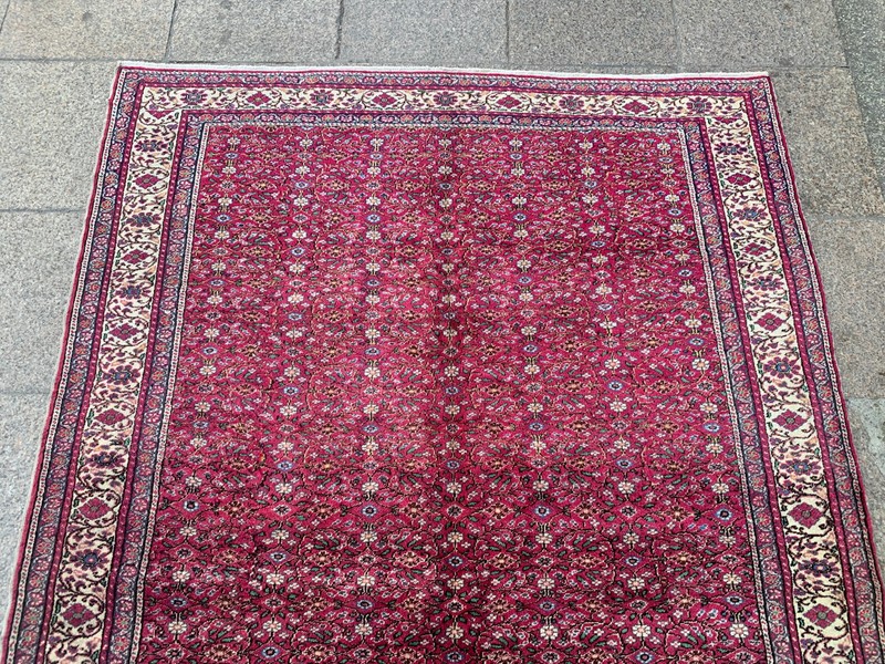5'1'' X 6'11'' Vintage Natural Color Village Rug Handmade Rug.SKU:K1715 gallery