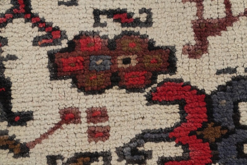 Handmade Wool Red Vegetable Dye Living Room Rug 7x9 Vintage Traditional Carpet gallery