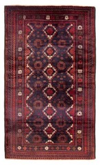 Vintage 3’10” x 6’8″ Traditional Hand Knotted Vegetable Dye Wool Area Rug