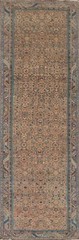 All-Over Pattern Traditional 13 ft. Runner Rug 4×13 Hand-knotted Wool