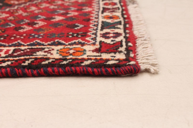 Vintage Hand-Knotted Area Rug 3'4" x 5'0" Traditional Oriental Wool Carpet gallery