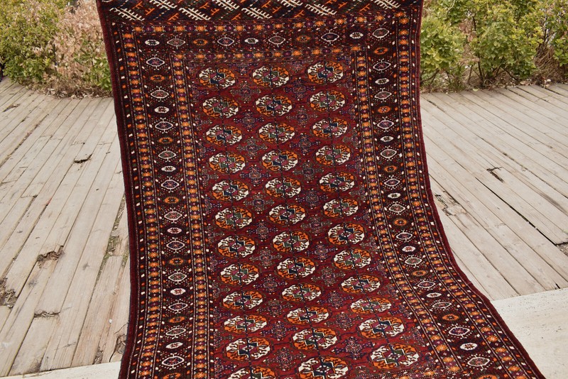 Turkoman Rug 44''x68'' Hand Woven Oriental Carpet 112x175cm Tribal Eclectic Rug gallery