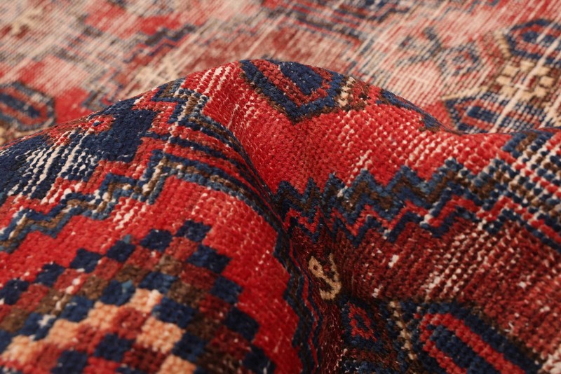 Vintage Hand-Knotted Carpet 4'3" x 6'3" Traditional Oriental Wool Area Rug gallery