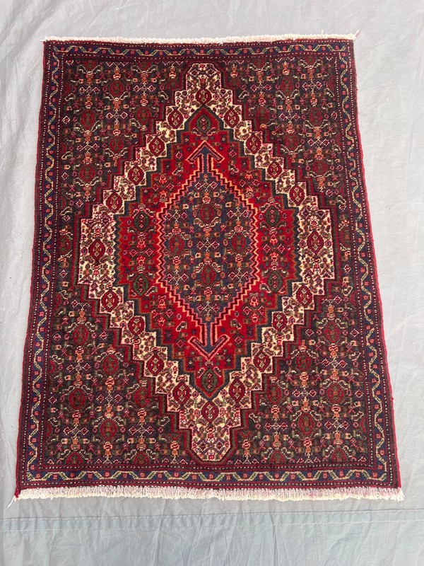 2'5 x 3'5 Vintage Turkish Hand Knotted Tribal Geometric Faded Oriental Rug Decor gallery