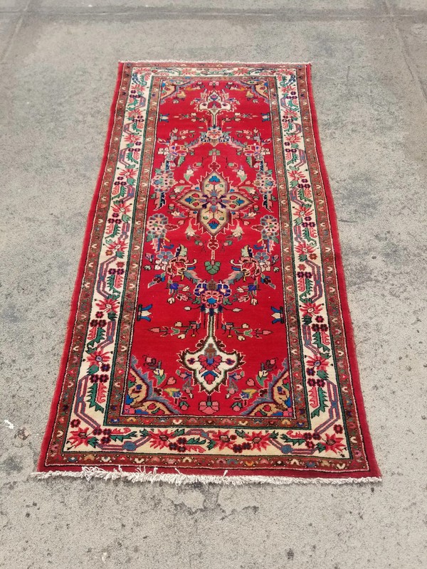 Authentic Hand Knotted Vintage Afghan Turkmen Wool Area Floor Rug 6.5x3.1ft gallery