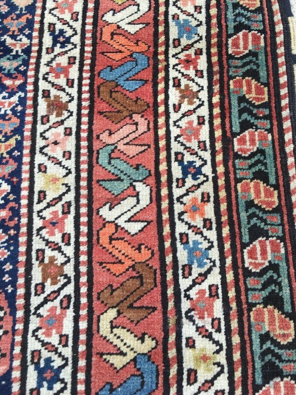 ANTIQUE CAUCASIAN ( GENDJE ) Runner LATE 19th CENTURY Size : 3' 10" x 9' 6" gallery