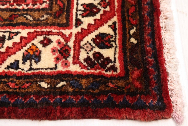 3'3" x 13'0" Vintage Hand-knotted Runner Rug Traditional Oriental Wool Carpet gallery