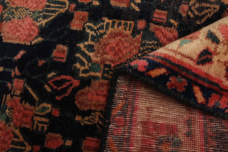 Vintage 3'5" x 4'5" Traditional Hand Knotted Vegetable Dye Wool Area Rug gallery