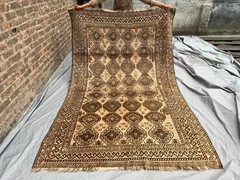 5’6 x 8’2 ft Vintage Afghan Baluchi Moroccan Style Fine Rug | Handwoven Wool Rug