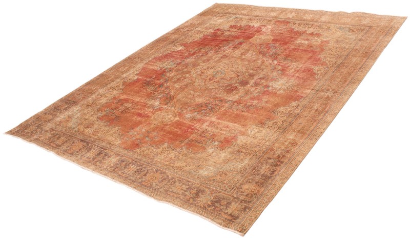 Vintage Traditional Hand-Knotted Area Rug 9'7" x 12'6" Oriental Wool Carpet gallery