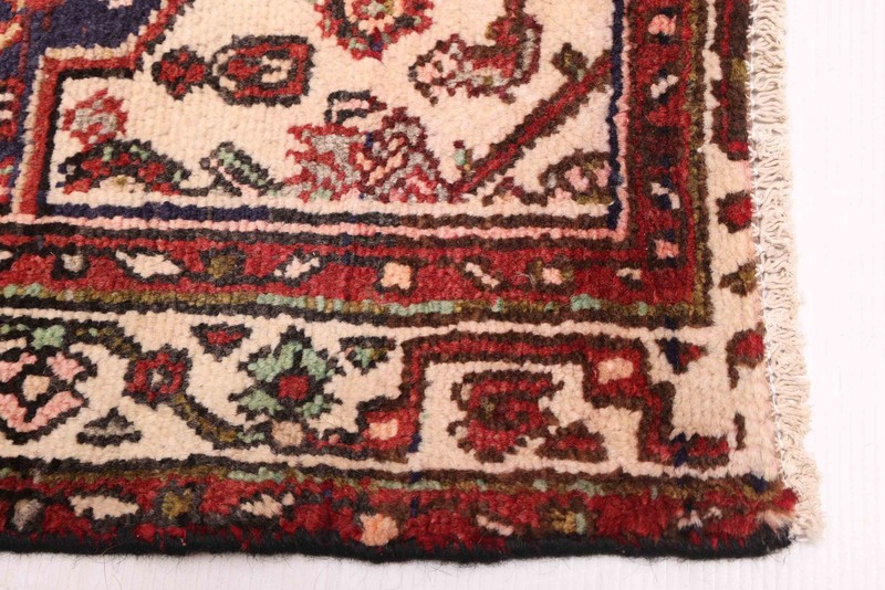 3'6" x 9'5" Vintage Hand-knotted Runner Rug Traditional Oriental Wool Carpet gallery