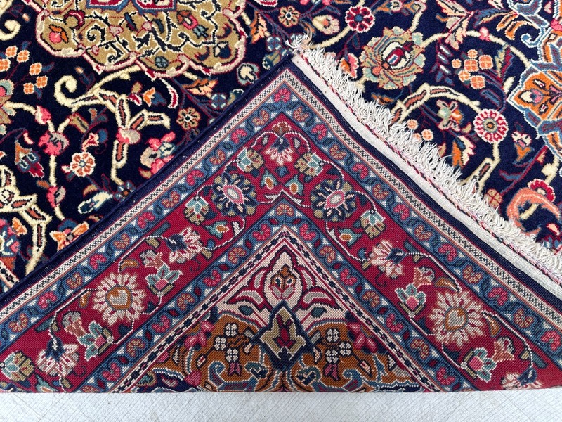 COLLECTORS' ITEM Stunning Super Fine Quality Vintage Keshani Oriental Floral Rug gallery