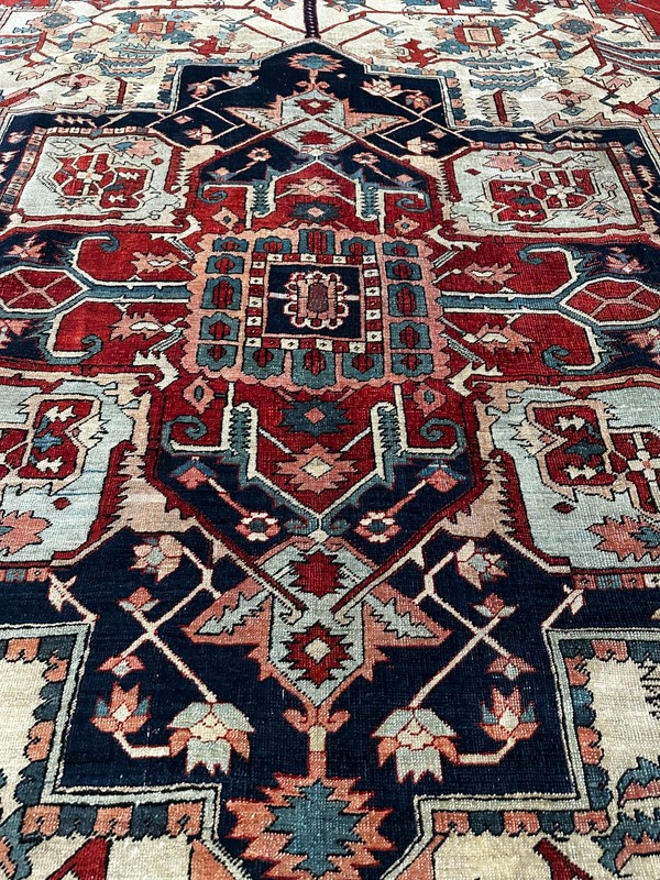 Rare Antique Oriental Rug, Excellent Condition, Collector's Piece, 12x15 gallery