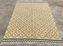 Vintage Traditional Handmade Epic Turkish Kilim Floor Rug Carpet 238×166 cm