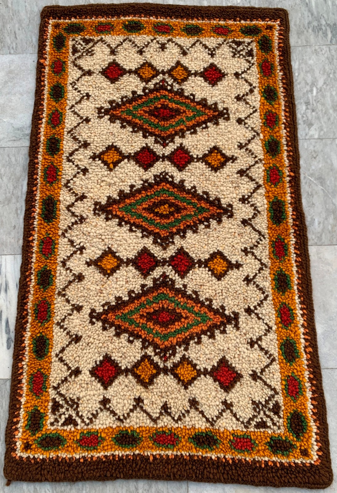 Vintage Mid-Century Scandinavian: Long-Pile Rya Shags, Traditional Rug (2x4 ft.) gallery