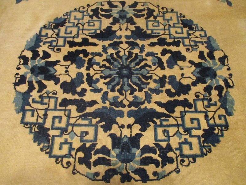 Antique Chinese Peking Oriental Rug 9’9” X 13’5” #7886 gallery