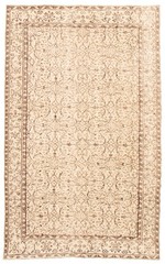Vintage 5’5″ x 8’11” Traditional Hand Knotted Vegetable Dye Wool Area Rug
