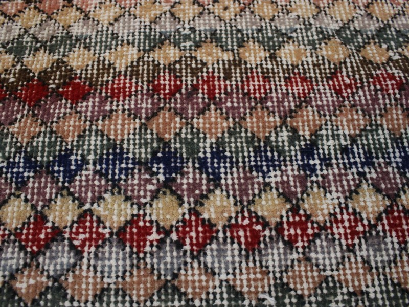 2'4" x 6'1" Rainbow Turkish Area Rug – 2x6 Ft Handwoven Wool Vintage Anatolian gallery