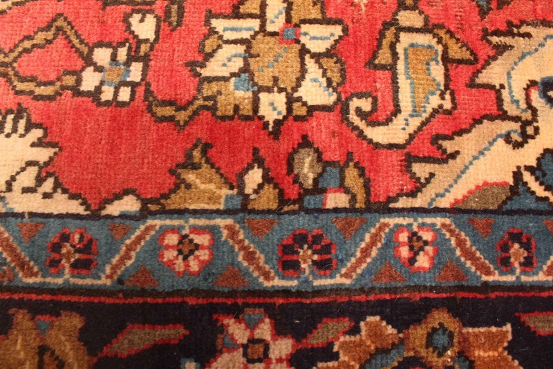 Vintage Hand-Knotted Carpet 4'6" x 7'5" Traditional Oriental Wool Area Rug gallery