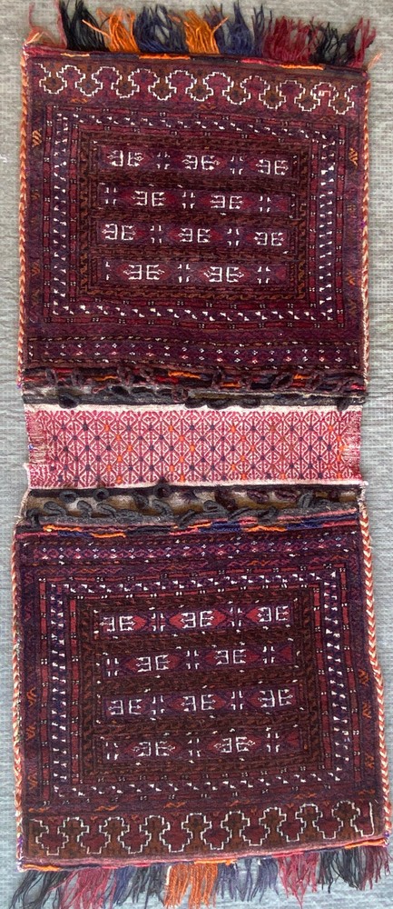 4x2FT Vintage Handmade Perssian Saddle Bag For Horse Or Donkey ⚫ FREE SHIPPING ⚫