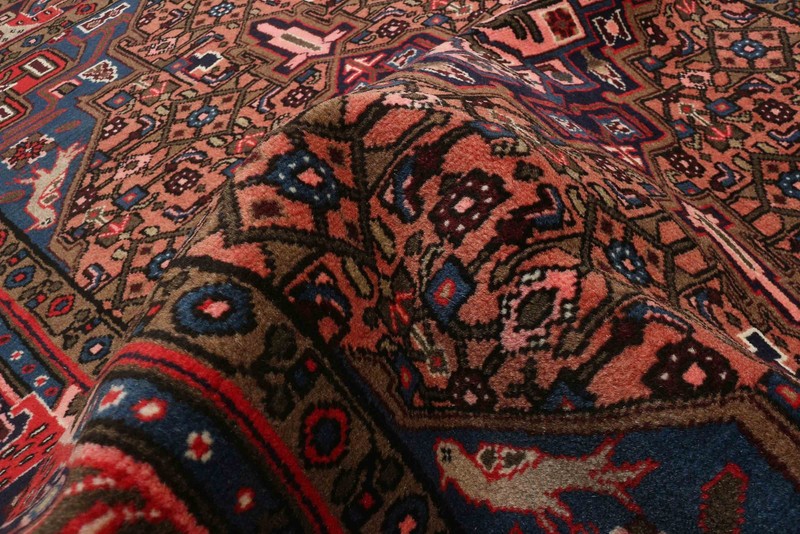 Vintage 3'7" x 4'11" Traditional Hand Knotted Vegetable Dye Wool Area Rug gallery