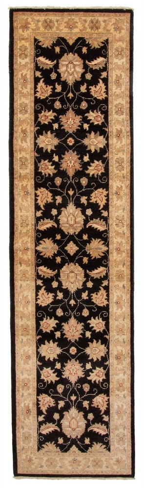 Vintage Hand-knotted Runner Rug 2'7" x 10'0" Traditional Oriental Wool Carpet