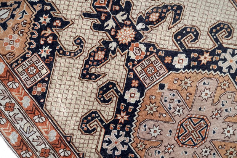 Handmade vintage Turkish Sivas rug 3.8' x 6.3' (118cm x 194cm) 1950s - 1C1061 gallery