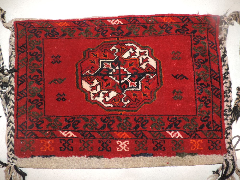Antique Handwoven Turkoman Ersari Bag