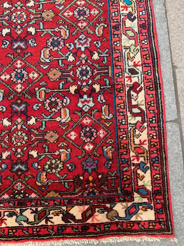 3'4'' x 5'7'' Vintage Carpet Natural Village Rug Handmade Rug.SKU:P1630 gallery