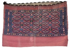 OLD TURKOMAN YOMUD CHUVAL SOUMAC RUG