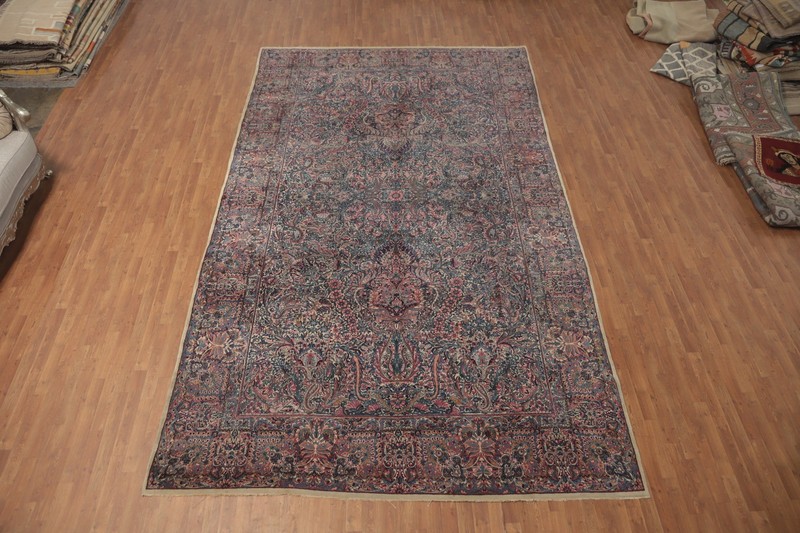 Vegetable Dye Floral Traditional Large Rug 9x15 Wool Hand-made Room Size Carpet gallery