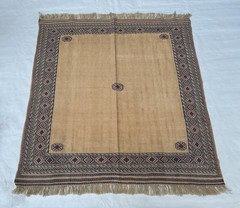 4’8 X 4’9 Ft Vintage Gorgeous Afghan Square Maliky Fine Quality Tribal Kilim
